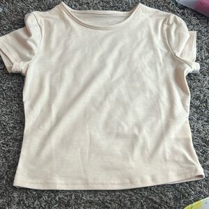 Light yellow T-shirt